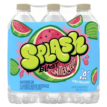 16-Oz Splash Blast Flavored Water Beverage (Acai Grape)