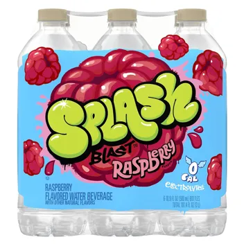 16-Oz Splash Blast Flavored Water Beverage (Acai Grape)