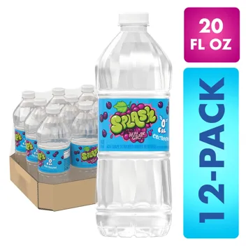 16-Oz Splash Blast Flavored Water Beverage (Acai Grape)