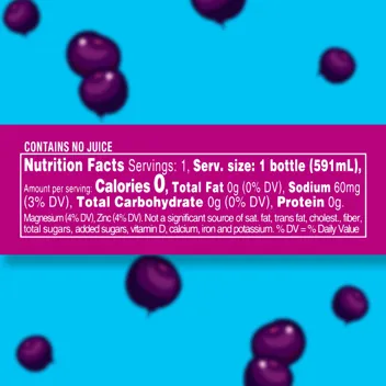 16-Oz Splash Blast Flavored Water Beverage (Acai Grape)