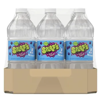 16-Oz Splash Blast Flavored Water Beverage (Acai Grape)