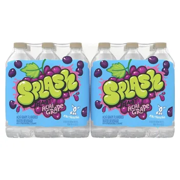 16-Oz Splash Blast Flavored Water Beverage (Acai Grape)