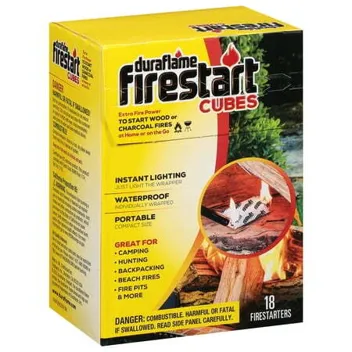Duraflame 18-Count Firestart Cubes (For Wood or Charcoal Fires)