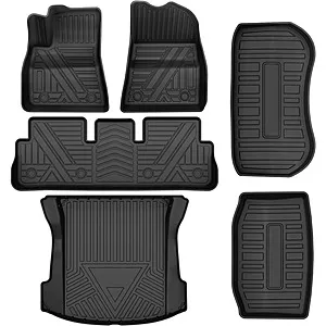 6 Piece Floor Mats Set for Tesla Model 3