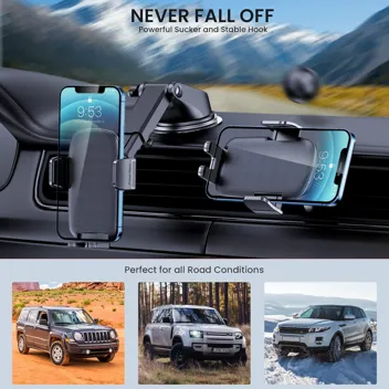 Ticilfo 3-in-1 Car Phone Holder