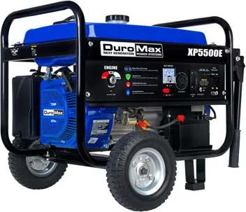 DuroMax XP4400EH Dual Fuel 4400 Watt Gas or Propane Powered Portable Generator