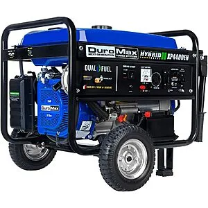 DuroMax XP4400EH Dual Fuel 4400 Watt Gas or Propane Powered Portable Generator