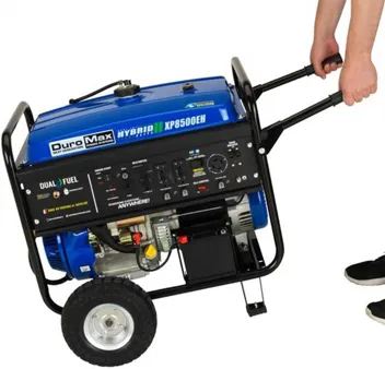 DuroMax XP4400EH Dual Fuel 4400 Watt Gas or Propane Powered Portable Generator