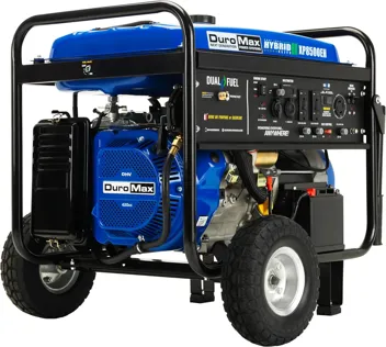 DuroMax XP4400EH Dual Fuel 4400 Watt Gas or Propane Powered Portable Generator