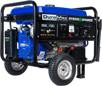 DuroMax XP4400EH Dual Fuel 4400 Watt Gas or Propane Powered Portable Generator