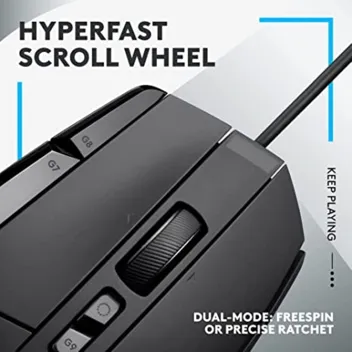 G502 X Wired Gaming Mouse - LIGHTFORCE hybrid optical-mechanical primary switches