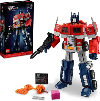 1508-Piece Icons Transformers Optimus Prime Figure Building Set (10302)