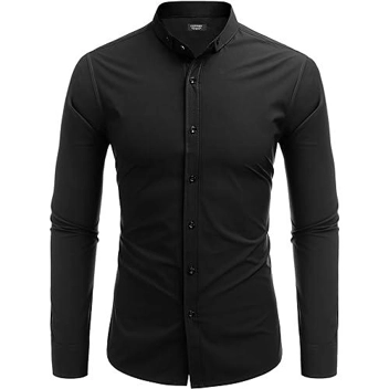 Coofandy Long Sleeve Dress Shirts