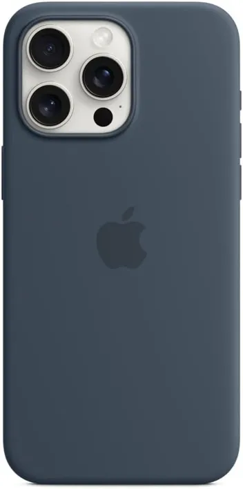 iPhone 15 Pro Max Silicone Winter Blue