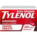 Extra Strength 500mg Acetaminophen Pain Relief Coated Tablets (100ct)