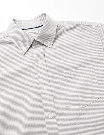 Regular-Fit Short-Sleeve Pocket Oxford Shirt