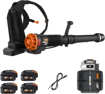 Worx Nitro 80V Leafjet Brushless Motor Cordless Backpack Blower Kit (800CFM)