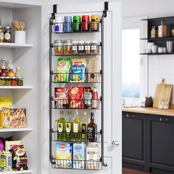 6-Tier Over the Door Pantry Organizer