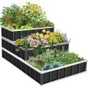 3 Tiers 52"x 36"x 24" Raised Garden Bed