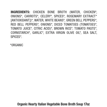 Foods 8oz Organic Free Range Chicken Broth