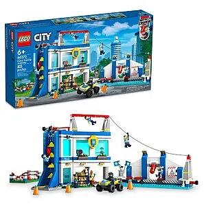 823-Piece City Police Training Academy Station Playset w/ Obstacle Course