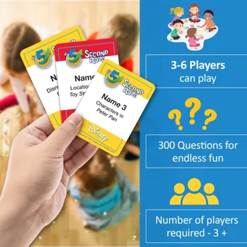 5 Second Rule Relay Family Party Game w/ Prime shipping