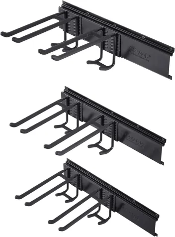 Vevor 48" Wall Mounted Garage Tool Organizer with 6x Adjustable Hooks (Max 300 lbs)