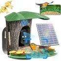 PlayHot Camera Solar Smart Bird Feeder with 64GB Card