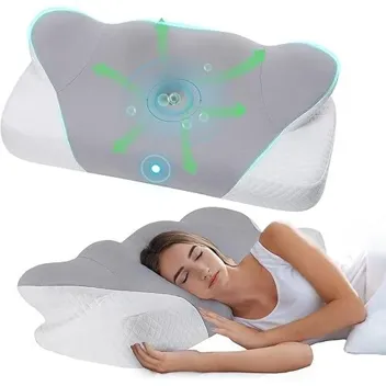 W-Shaped Cervical Memory Foam Pillow
