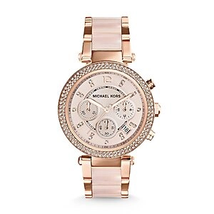 Michael Kors Analog Rose Dial Watch - MK5896