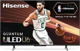 U6HF Series 58" 4K HDR QLED Smart Fire TV