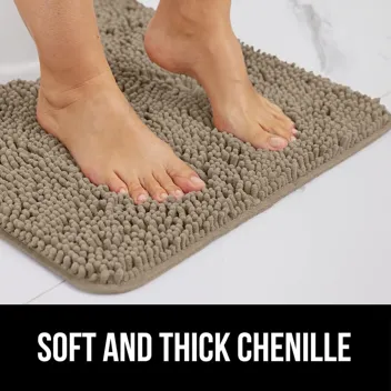 Gorilla Grip 24"x17" Quick Dry Microfiber Bath Rug