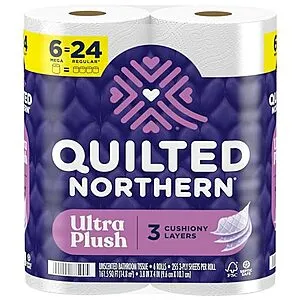 [S&S]: 6-Count 3-Ply Ultra Plush Mega Roll Toilet Paper