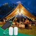 17' 120 Lumen LED 7-Mode Solar String Lights