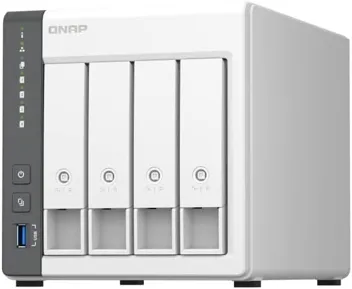 4-Bay Quad-Core 4GB RAM Diskless Network Attached Storage (TS-433-4G-US)