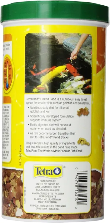 Tetra Pond Flakes Complete Nutrition for Smaller Pond Fish