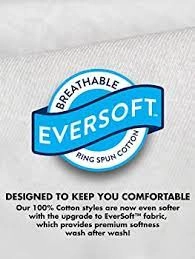 Eversoft Cotton Stay Tucked Crew T-Shirt [12 pack]