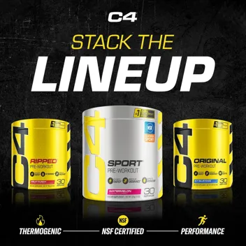 C4 Sport 7.4oz Fruit Punch Pre Workout Powder