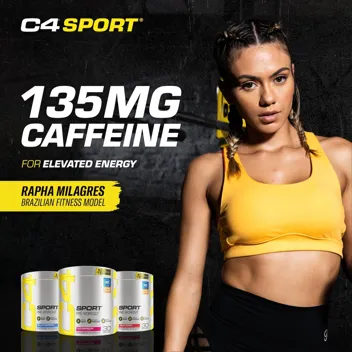 C4 Sport 7.4oz Fruit Punch Pre Workout Powder