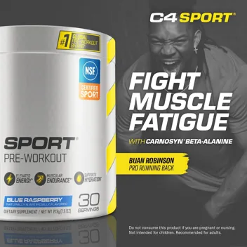 C4 Sport 7.4oz Fruit Punch Pre Workout Powder