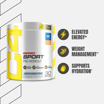 C4 Sport 7.4oz Fruit Punch Pre Workout Powder