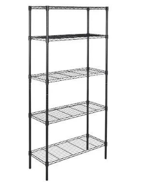 5-Shelf Adjustable 36"x14"x72" Heavy Duty Steel Wire Rack Shelving