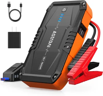 AstroAI S8 1500A 12V Car Jump Starter w/ 10W USB Wall Charger (Up to 6.0L Gas, 3.0L Diesel)