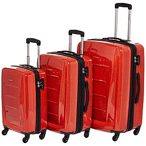 3-Piece 20/24/28" Winfield 2 Hardside Luggage w/ Spinner Wheels (Orange)