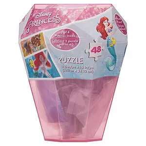 48-Piece Princess Surprise Puzzle in Plastic Gem