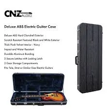 Deluxe Electric Guitar Case Black