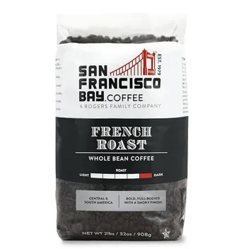 San Francisco Bay Coffee French Roast Dark Roast Whole Bean Coffee (2 lbs)