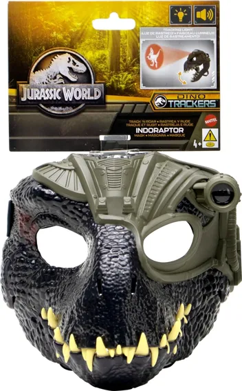 Jurassic World Track 'n Roar Dinosaur Mask w/ Tracking Gear