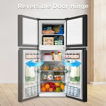 WHD-113 3.1cu ft Compact Refrigerator (Stainless Steel)