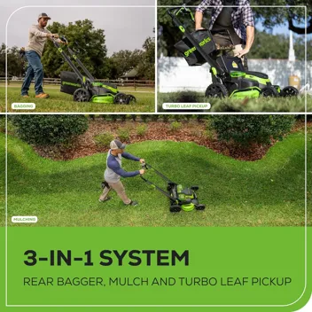 80V 21" Cordless Self-Propelled Lawn Mower w/ 4.0Ah Battery & Charger